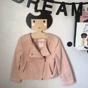 Pink moto jacket